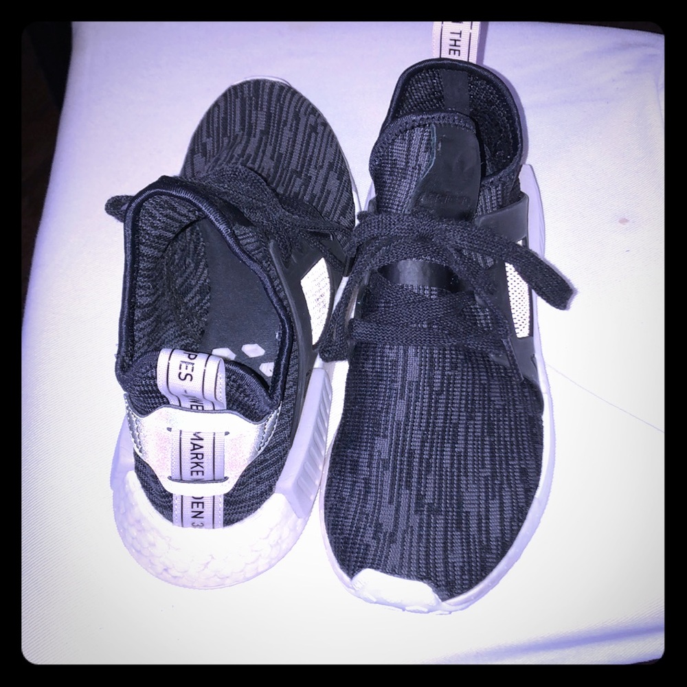 NMD adidas RX1 size 7 black and Gray,EUC